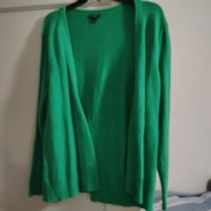 Talbots Vibrant Green Women's Cardigan